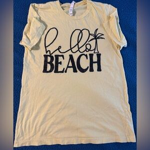 Light yellow Graphic T-Shirt